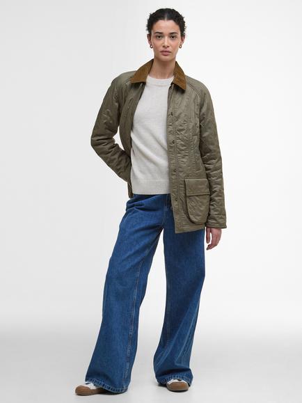 Barbour Beadnell Quilted Jacket - view 2, Military Brown
