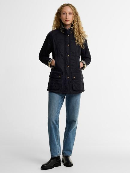 Barbour Beadnell Quilted Jacket - view 2, Navy