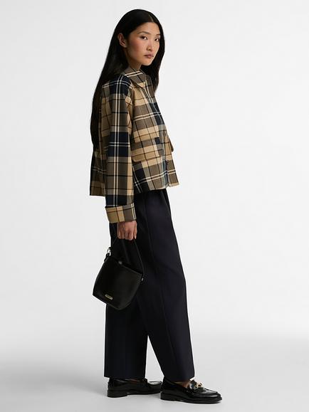 Barbour Delilah Tartan Showerproof Jacket, Birchwood Dress - view 2, Birchwood Dress