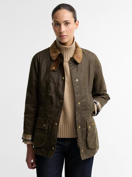 Barbour Icons Beadnell Wax Jacket, Beech/Birchwood, Beech/Birchwood