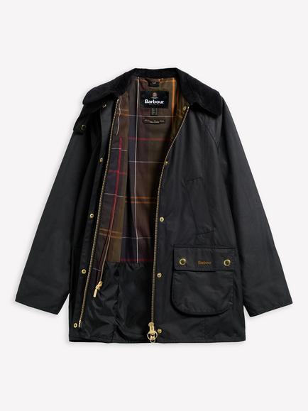 Barbour Modern Beadnell Waxed Jacket - view 2, Black/Classic