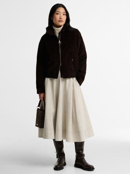 Barbour Overton Casual Jacket, Brown/Shadow Classic, Brown/Shadow Classic