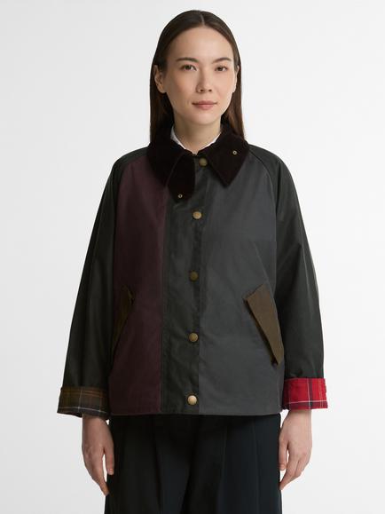 Barbour Patchwork Transport Wax Jacket, Multi, Multi