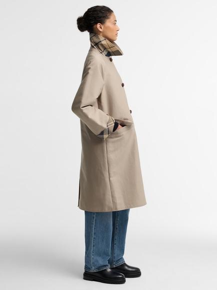 Barbour Ria Showerproof Jacket, Trench/Birchwood - view 2, Trench/Birchwood