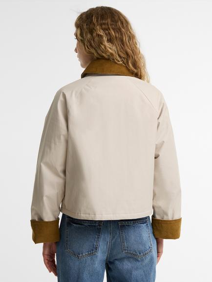 Barbour Wendy Casual Jacket, Mist/Birchwood - view 2, Mist/Birchwood