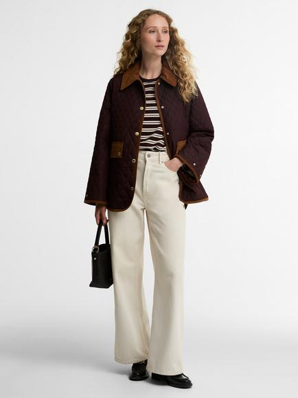 Barbour Whickham Quilted Jacket - view 2, Fig/Muted