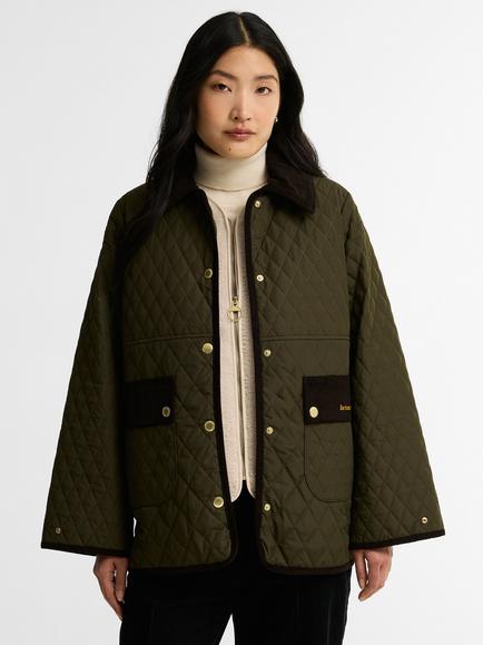 Barbour Whickham Quilted Jacket, Olive/Shadow