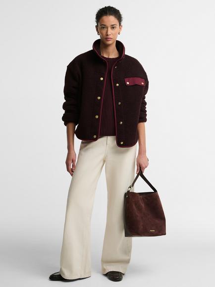 Barbour Mabel Fleece Jacket, Fig - view 2, Fig
