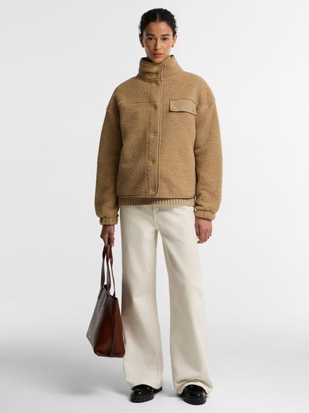 Barbour Mabel Fleece Jacket, Warm Trench - view 2, Warm Trench