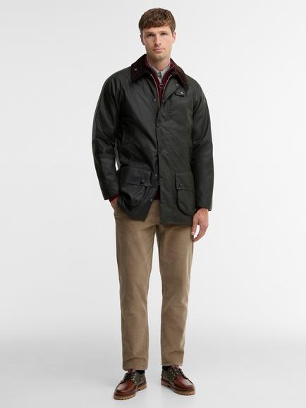 Barbour Beaufort Thornproof Waxed Jacket, Bark - view 2, Archive Olive