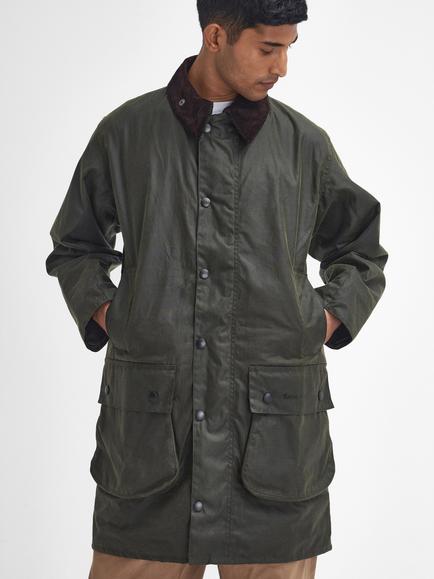 Barbour Border Waxed Jacket, Archive Olive, Archive Olive