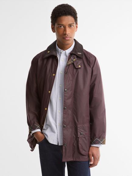 Barbour Icons Beaufort Waxed Cotton Jacket, Bordeaux