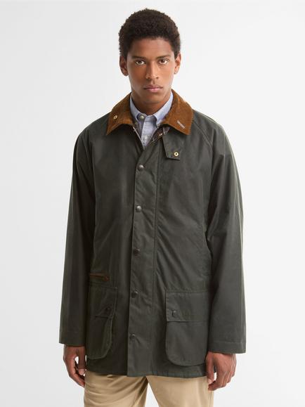 Barbour Icons Beaufort Waxed Cotton Jacket, Sage
