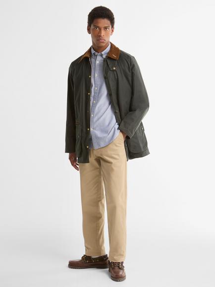 Barbour Icons Beaufort Waxed Cotton Jacket - view 2, Sage