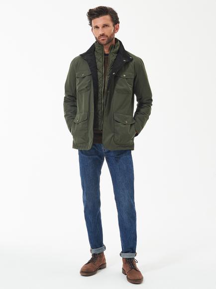 Barbour Ogston Waterproof Jacket, Olive - view 2, Olive