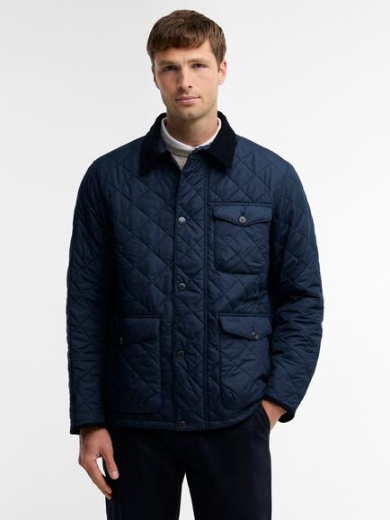 Barbour Powell Quilted Jacket, Navy, Navy