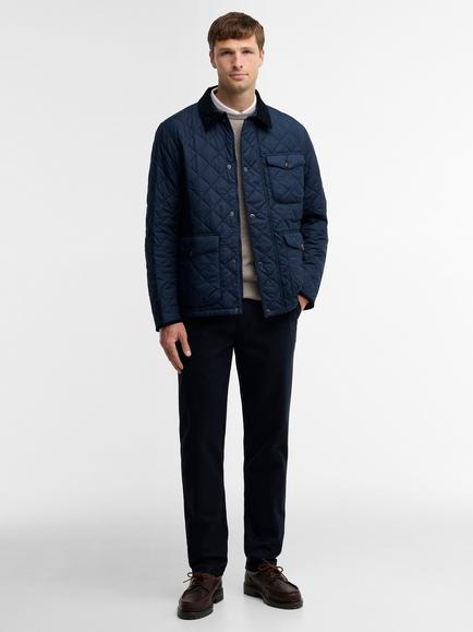 Barbour Powell Quilted Jacket, Navy - view 2, Navy