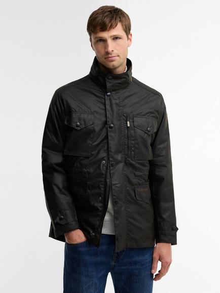 Barbour Sapper Waxed Cotton Jacket, Olive/Classic, Olive/Classic
