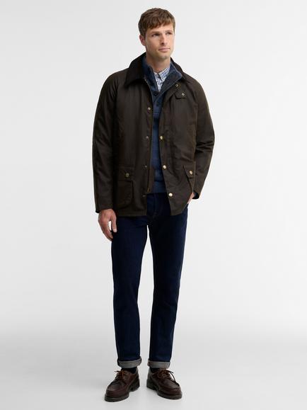 Barbour Classic Beaufort Waxed Jacket, Olive - view 2, Olive