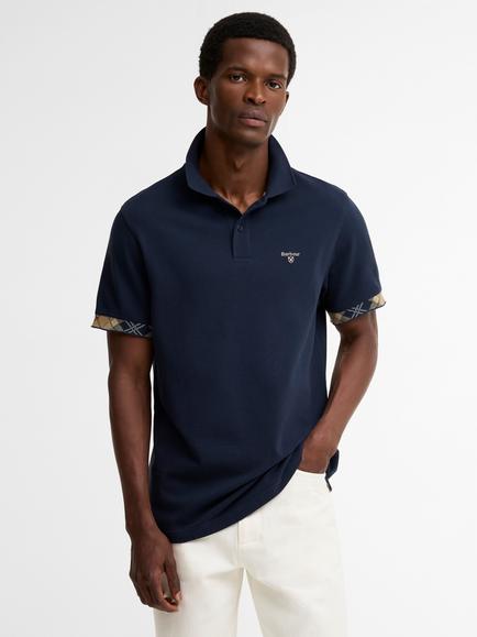 Barbour Stanford Tailored Polo Shirt, Navy, Navy