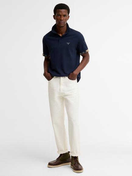 Barbour Stanford Tailored Polo Shirt, Navy - view 2, Navy