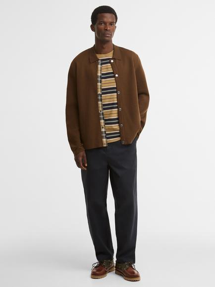 Barbour Florcombe Cardigan, Sand - view 2, Sand