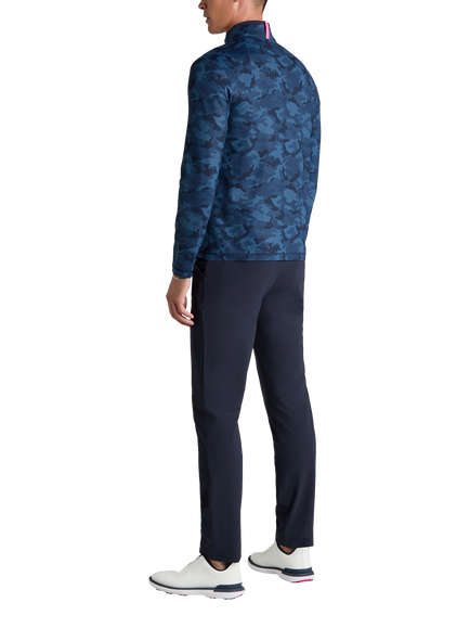 G/FORE Brushed Back Quarter Zip Long Sleeve Pullover Top, Twilight Camo - view 2, Twilight Camo