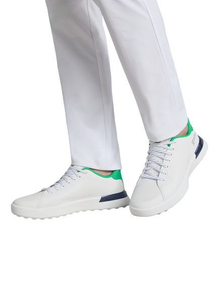G/FORE G.112 Lace-Up Golf Shoe, Snow/Clover - view 2, Snow/Clover
