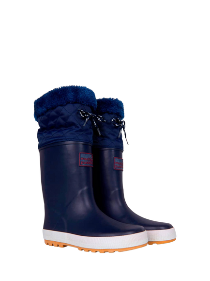 Muddy Puddles Kids' PuddleFlex Wellington Boots, Navy