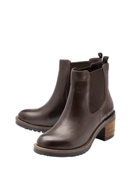 Ravel Bray Leather Ankle Boots, Coffee - view 2, Coffee