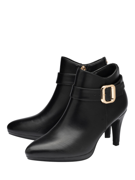 Ravel Gresley Heeled Ankle Boots, Black - view 2, Black