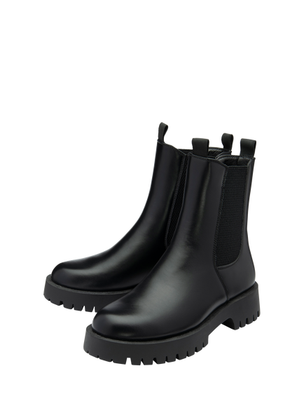 Ravel Ness Faux Leather Chunky Chelsea Boots, Black - view 2, Black