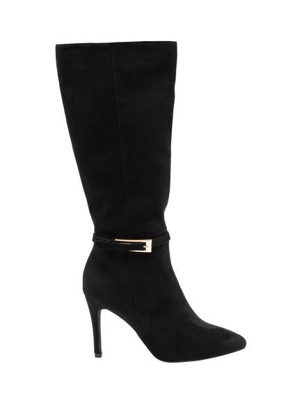 Ravel Pilsey Stiletto Heel Knee High Boots, Black, Black