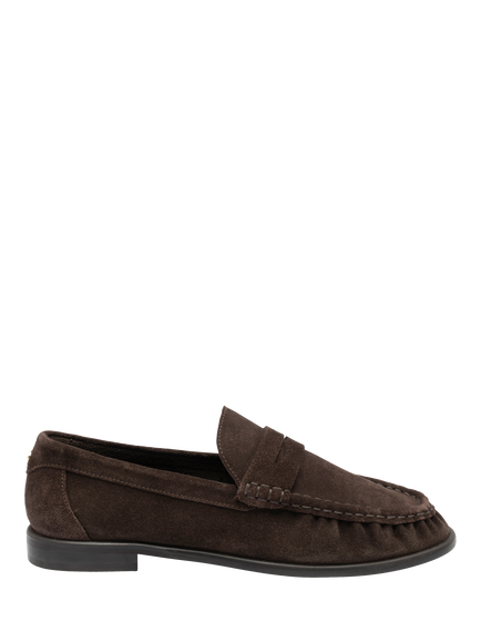 Ravel Heydon Suede Loafers, Brown, Brown