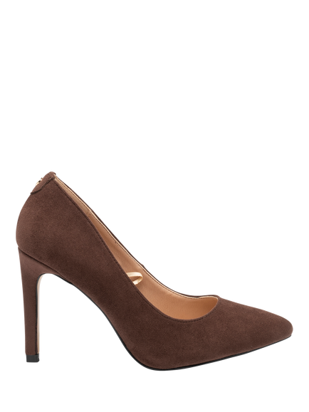 Ravel Edson Stiletto Heel Court Shoes, Brown
