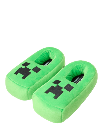 Lindex Kids' Minecraft Slippers, Green - view 2, Green