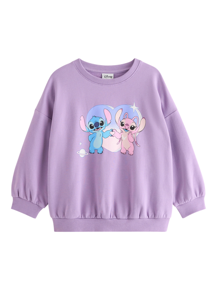 Lindex Kids' Stitch Sweatshirt, Lilac, Lilac