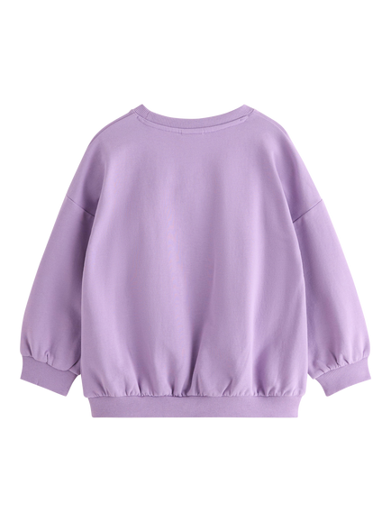 Lindex Kids' Stitch Sweatshirt, Lilac - view 2, Lilac