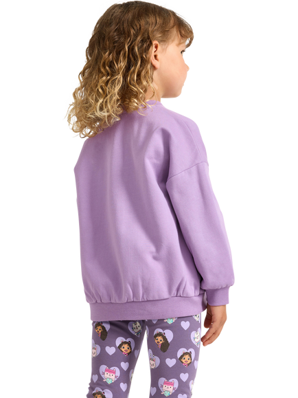 Lindex Kids' Gabby's Dollhouse Sweatshirt, Lilac - view 2, Lilac