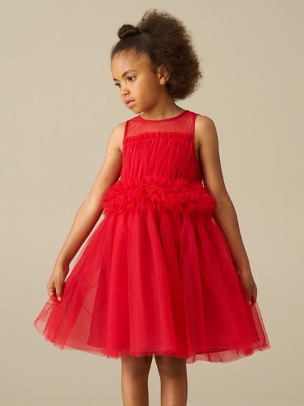 Angel & Rocket Kids' Kaitlyn Dress, Red