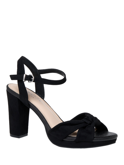 Paradox London Lani Block Heel Platform Sandals, Black - view 2, Black
