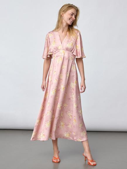 Sisters Point Gisela Floral A-Line Maxi Dress, Rose Flower, Rose Flower
