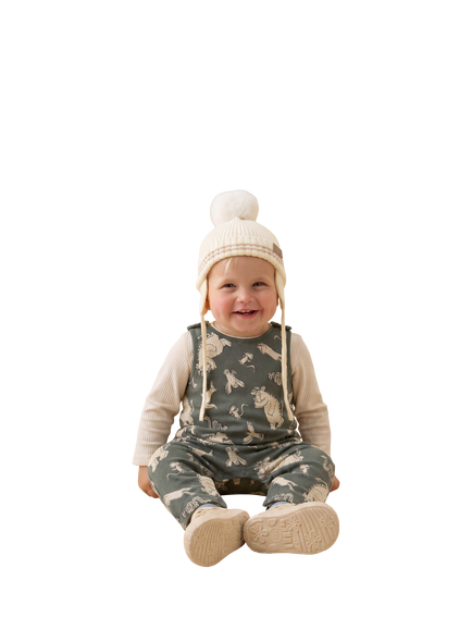 Mango Kids' Gruffalo Balloon Leg Dungarees, Multi, Multi