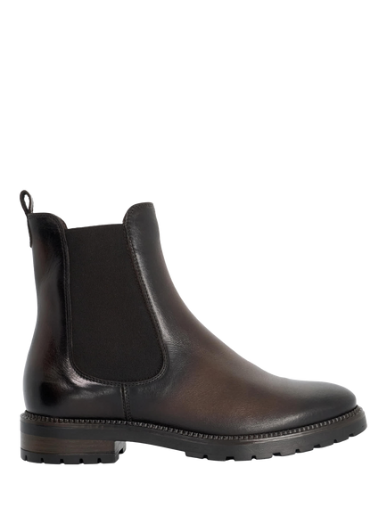 Dune London Poema Leather Chelsea Boots, Brown