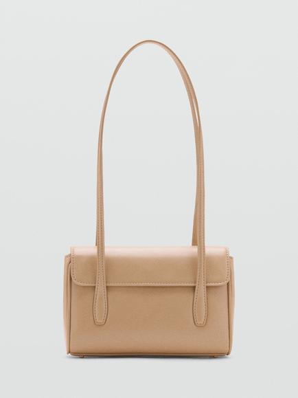 Mango Compact Shoulder Bag, Camel