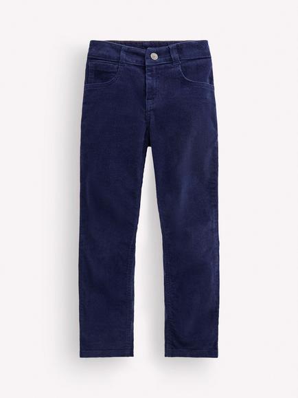 Mini Boden Kids' Classic Corduroy Trousers, College Navy, College Navy
