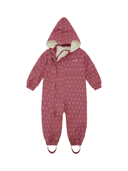 Muddy Puddles Baby 3-in-1 Hooded Scampsuit, Pink Multi, Pink Multi