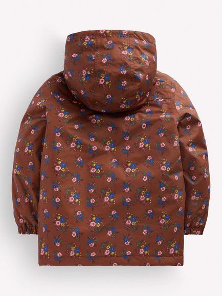 Mini Boden Kids' 4-in-1 Waterproof Coat, Brown - view 2, Brown
