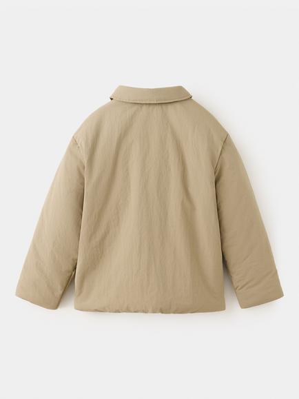 Mango Kids' Collared Coat, Sand - view 2, Sand