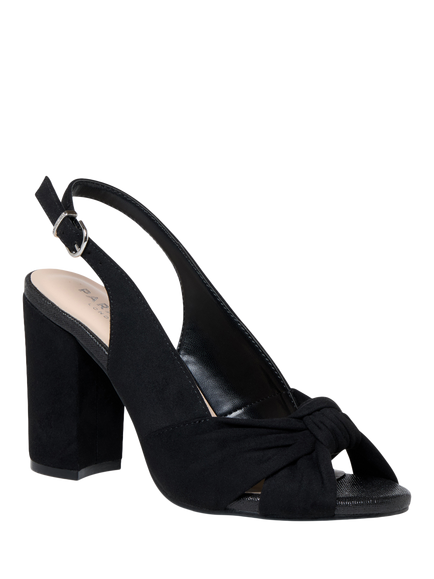 Paradox London Magda Slingback Sandals, Black - view 2, Black